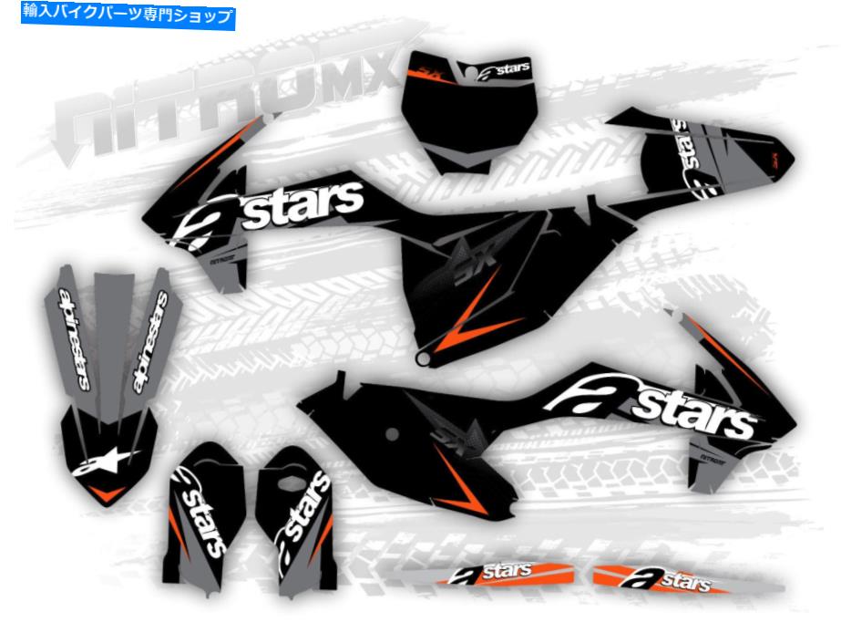 Graphics decal kit KTM SX 85 SX85 2018 2019 2020 2021 2022 NITROMXによるモトクロスグラフィックキットデカール KTM SX 85 SX85 2018 2019 2020 2021 2022 Motocross Graphic Kit Decals by NitroMX【並行輸入品】