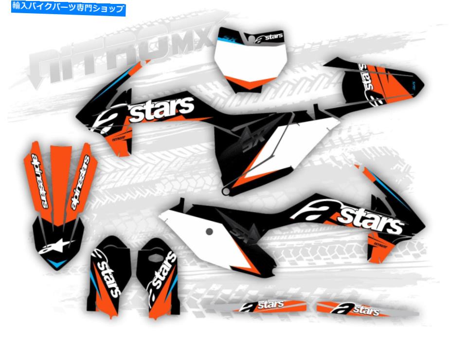 Graphics decal kit KTM SX 85 SX85 2018 2019 2020 2021 2022 NITROMXによるモトクロスグラフィックキットデカール KTM SX 85 SX85 2018 2019 2020 2021 2022 Motocross Graphic Kit Decals by NitroMX【並行輸入品】