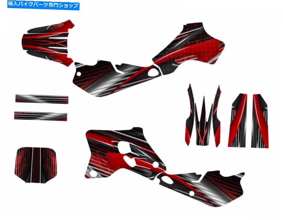 Graphics decal kit YZ80グラフィックス1993-2001ダートバイクデカールキット＃3333 -RED無料カスタムサービス YZ80 graphics 1993 - 2001 dirt bike decal kit #3333-Red Free Custom Service【並行輸入品】