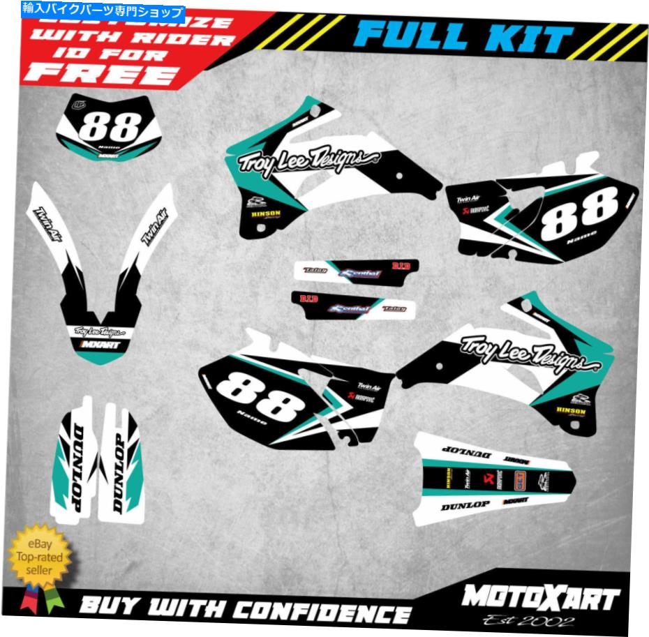 Graphics decal kit ヤマハWRF 250 2007-2013弾丸スタイルのグラフィックデカールに合うカスタムデカールキット Custom decal Kit to Fit Yamaha WRF 250 2007 - 2013 BULLET STYLE graphics decals【並行輸入品】