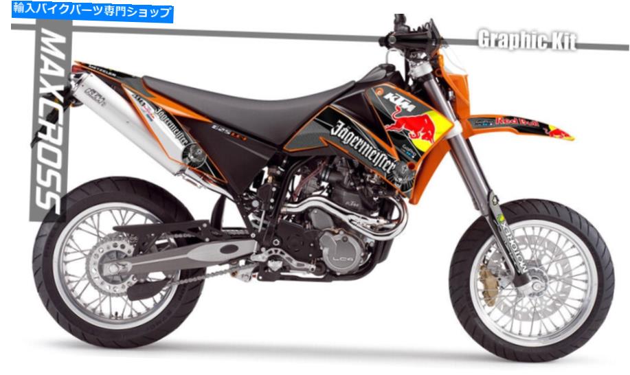 Graphics decal kit LC4 SMC 625 640 2004-2006デカールステッカーフルMRB3用のMaxcrossグラフィックスキット MAXCROSS GRAPHICS KIT FOR LC4 SMC 625 640 2004-2006 DECALS STICKERS FULL MRB3【並行輸入品】