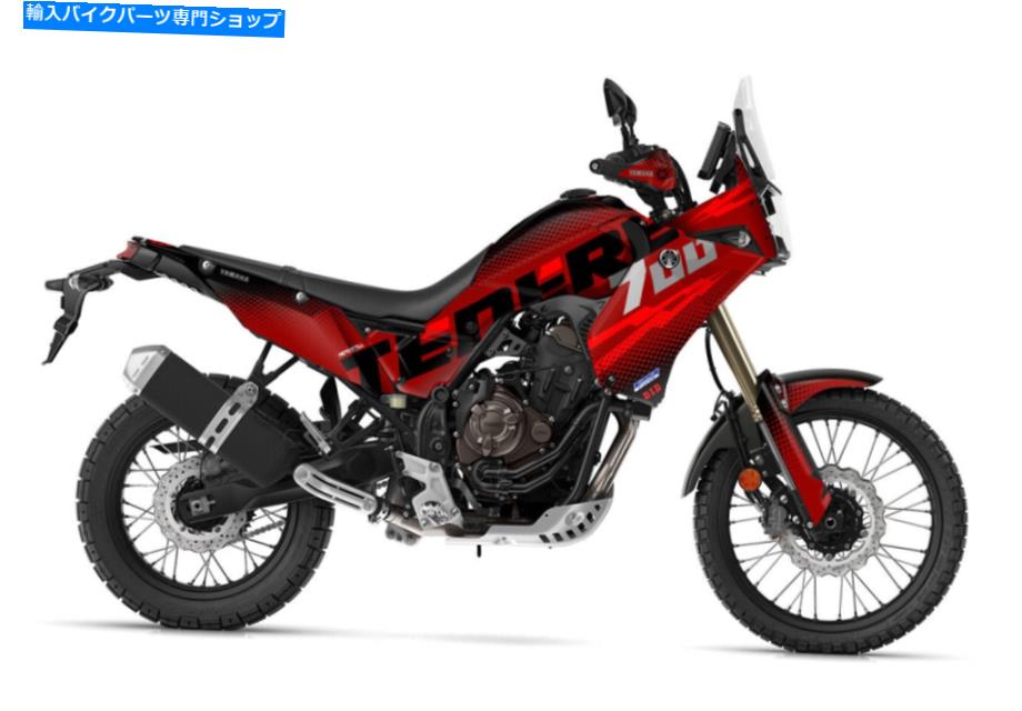 Graphics decal kit ヤマハT7テネア700レッドフルグラフィックステッカーデカールラップキットフィット2019-2021 Yamaha T7 Tenere 700 RED Full Graphic Sticker Decal Wrap Kit Fits 2019-2021【並行輸入品】