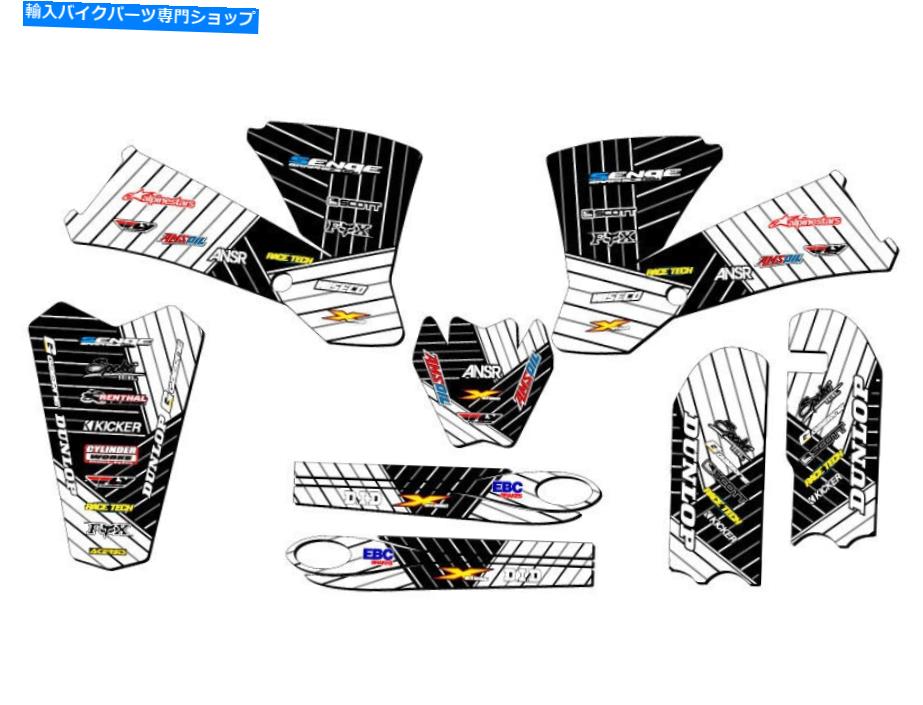 Graphics decal kit 2003-2005 SX 105レースシリーズWhite Senge Graphics Kit KTMと互換性 2003-2005 SX 105 RACE SERIES White Senge Graphics Kit Compatible with KTM【並行輸入品】 51,678円