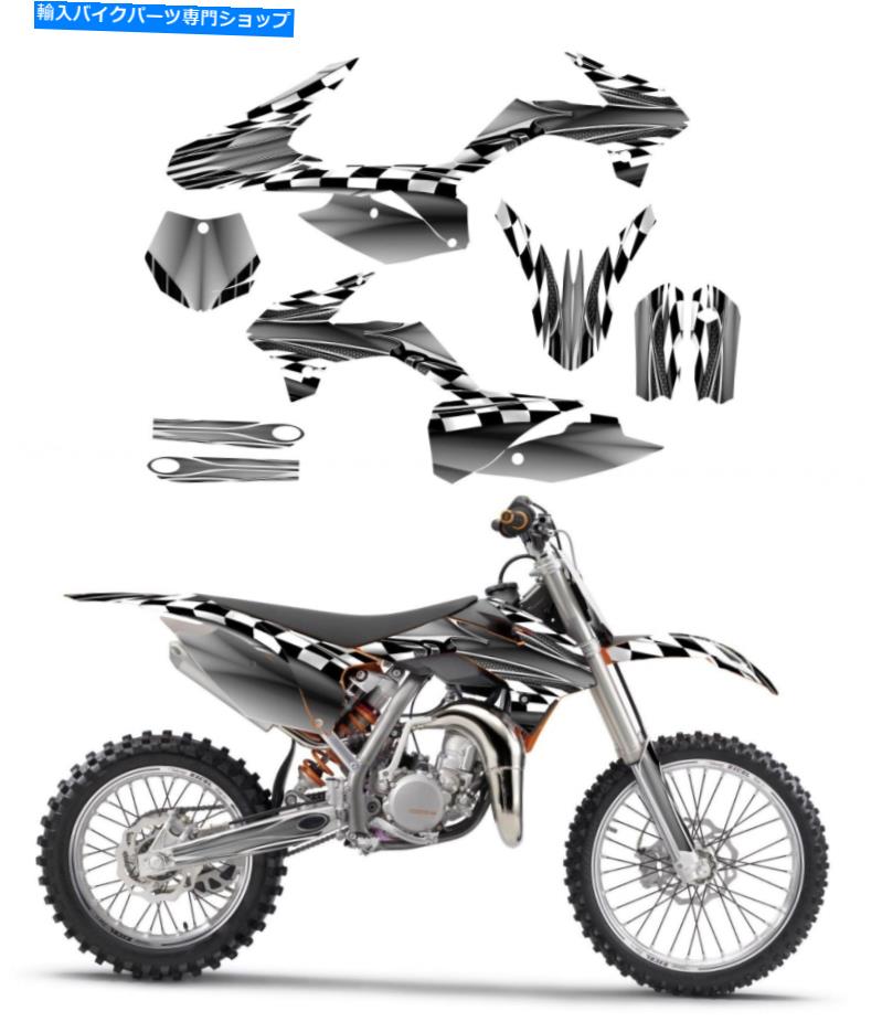 Graphics decal kit KTM SX 85グラフィックス2013-2017カスタムデコキット＃2500メタル KTM SX 85 graphics 2013 - 2017 custom deco kit #2500 Metal【並行輸入品】
