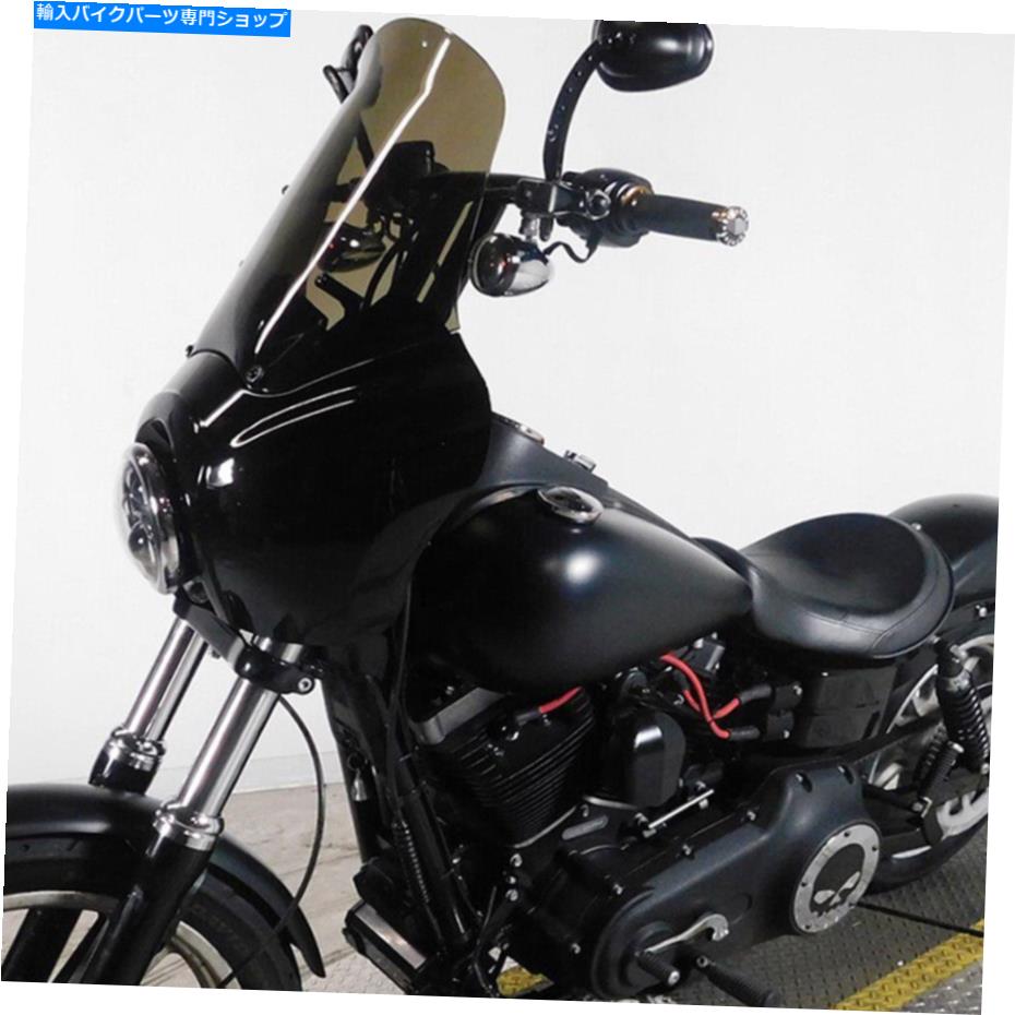 Graphics decal kitFairings フロントヘッドライトフェアリング15 ''ハーレーダイナワイドグライドFXDB T-Sportのフロントガラス Front Headlight Fairing 15'' Windshield For Harley Dyna Wide Glide FXDB T-sport【並行輸入品】