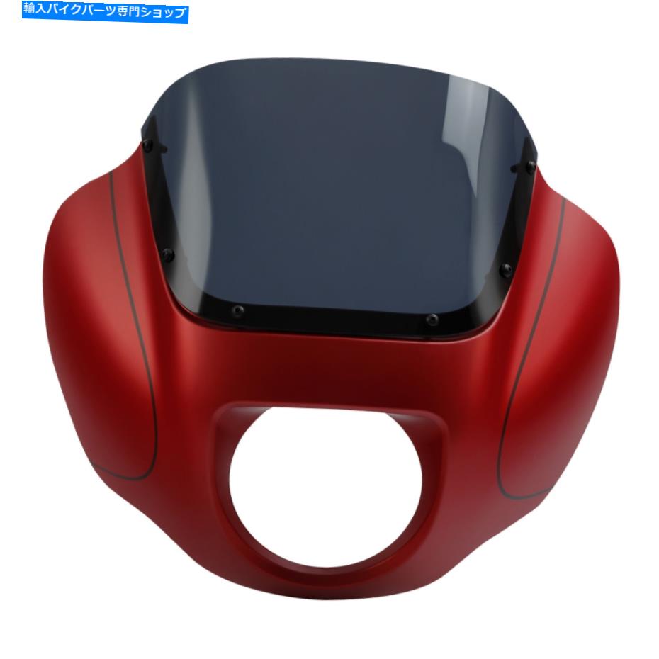 Fairings フェアリング +ハーレーソフトアイルFXBB FXLR 2018-2022邪悪なレッドデニムに適しています Fairing + Windshield Fit For Harley Softail FXBB FXLR 2018-2022 Wicked Red Denim【並行輸入品】｜Us Custom Parts Shop USDM