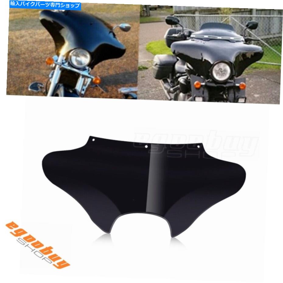 Fairings ハーレーロードキングソフトアイルFLSTFのためのブラックアブスオートバイバットウィングアウターフェアリング Black ABS Motorcycle Batwing Outer Fairing For Harley Road king Softail FLSTF【並行輸入品】｜Us Custom Parts Shop USDM