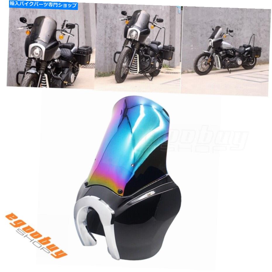 Fairings ブラック /イリジウムヘッドライトハーレーソフトアイルFXSTストリートボブFXBB 2018+のためのフェアリング Black / Iridium Headlight Fairing For Harley Softail FXST Street Bob FXBB 2018+【並行輸入品】｜Us Custom Parts Shop USDM