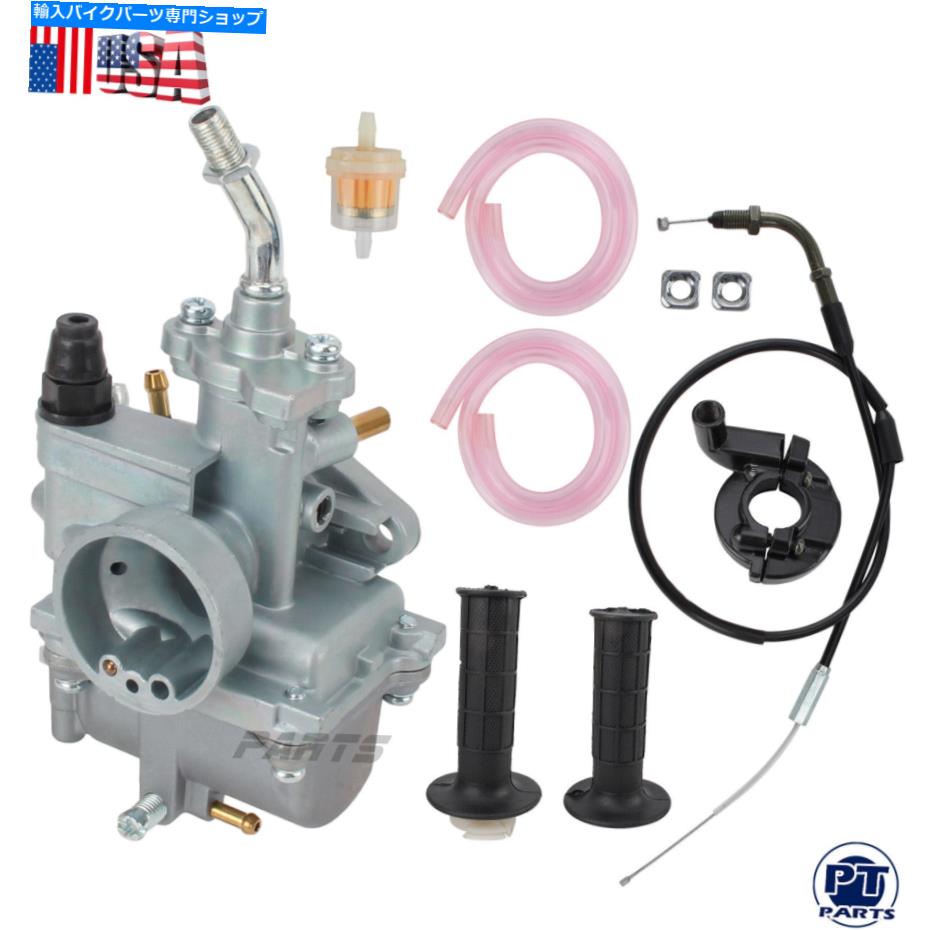 Carburetor ヤマハTTR90 2000-2002ダートバイクのキャブレターとスロットルケーブル&ハンドルグリップ Carburetor & Throttle Cable & Handle grip For Yamaha TTR90 2000-2002 Dirt Bike【並行輸入品】