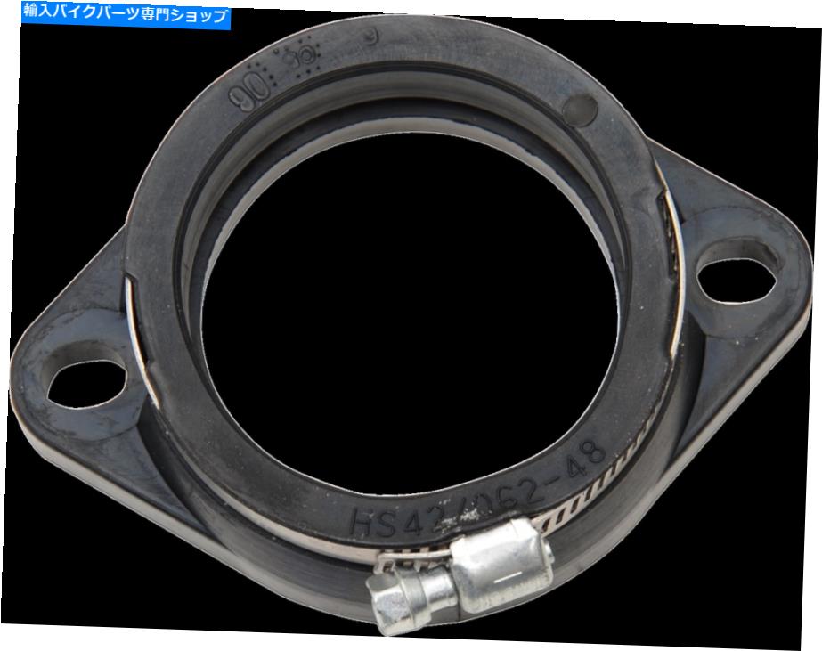Carburetor ミクニキャブレター吸気マニホールド48mmラバーフランジマウントアダプターハーレー Mikuni Carburetor Intake Manifold 48mm Rubber Flange Mount Adapter Harley【並行輸入品】