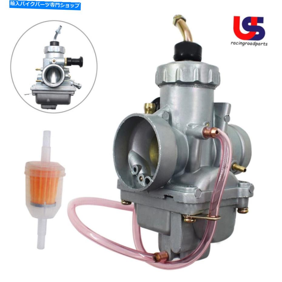 Carburetor ラウンドスライド28mmキャブレターヤマハDT100エンデューロカーブ1974-1980と互換性 ROUNDSLIDE 28mm Carburetor compatible with YAMAHA DT100 ENDURO Carb 1974-1980【並行輸入品】