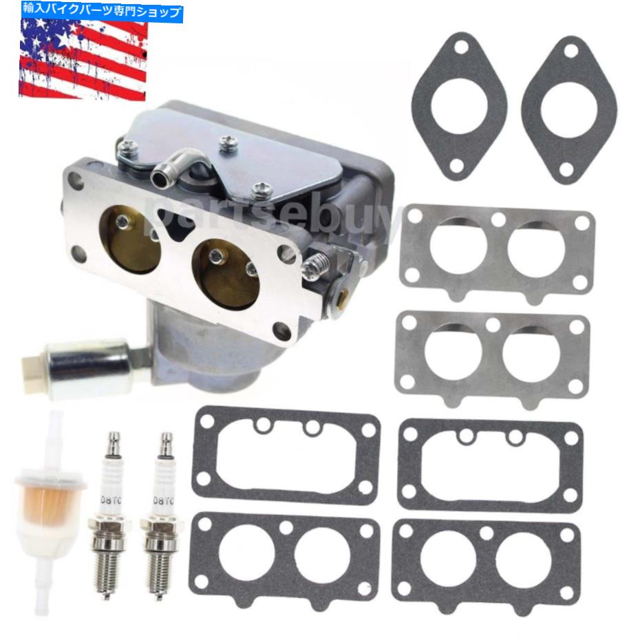Carburetor Briggs＆Stratton 791230マニュアルチョーク44677a 699709 499804 v-Twin用のキャブレター Carburetor For Briggs &Stratton 791230 Manual Choke 44677A 699709 499804 V-Twin【並行輸入品】