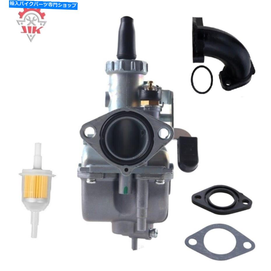 Carburetor VM22 26mmのキャブレターとマニホールド125cc 140ccダートピットバイクSSR Carburetor & Manifold For VM22 26mm For 110cc 125cc 140cc Dirt Pit Bike SSR【並行輸入品】