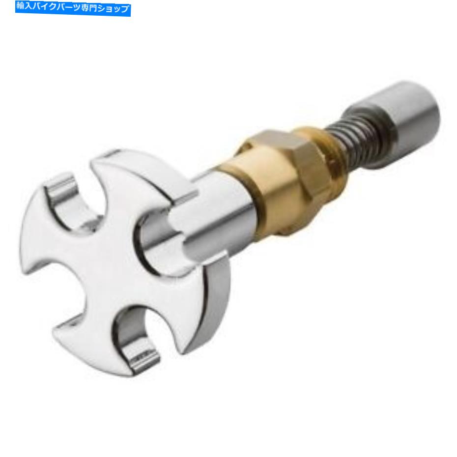 Carburetor S＆S Super E、B、G炭水化物のためのクロムクロスエンリチェナーチョークノブ Chrome Cross Enrichener Choke Knob For S&S Super E, B And G Carbs【並行輸入品】