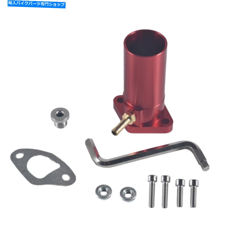 Carburetor MikuniキャブレターのVM24赤取り込みパイプ196 212CC GX200 CT200 PWK24 GO KART VM24 Red Intake pipe for Mikuni Carburetor 196 212cc GX200 CT200 pwk24 Go Kart【並行輸入品】
