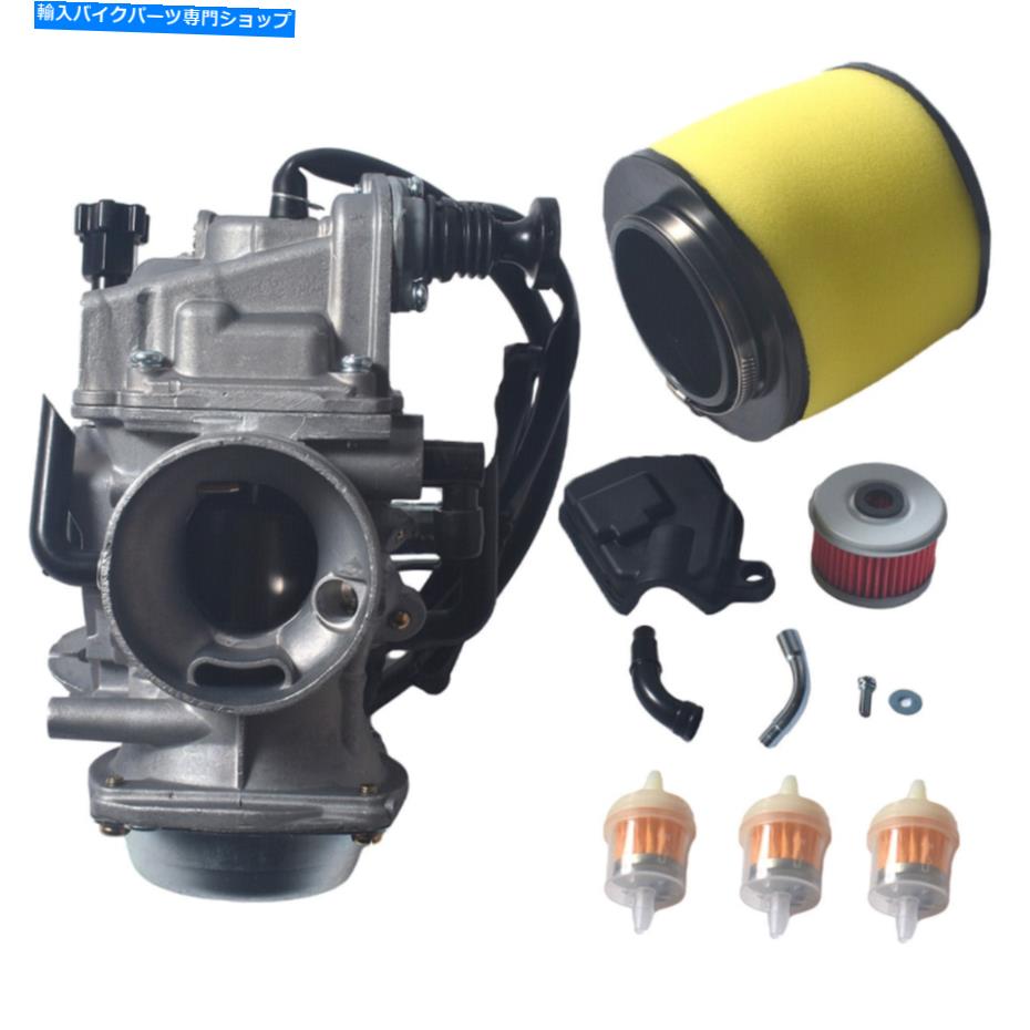 Carburetor ホンダ350ランチャーTRX350TE TRX350TM 2000-2006用のキャブレターw/エアフィルターキット Carburetor w/Air Filter Kit For Honda 350 Rancher TRX350TE TRX350TM 2000-2006【並行輸入品】