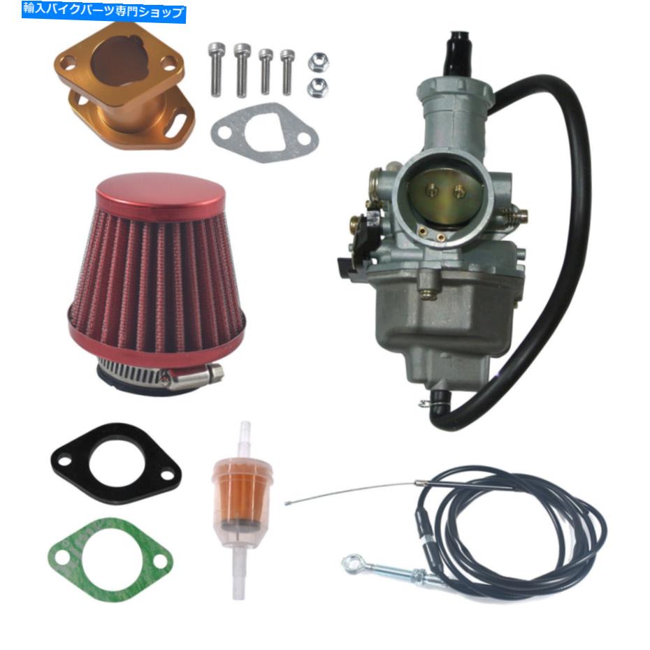 Carburetor PZ27キャブレタープレデター212cc GX200 196ccクローンミニバイクパーツ用の赤いフィルター PZ27 Carburetor Red Filter For Predator 212cc GX200 196cc Clones Mini Bike Part【並行輸入品】