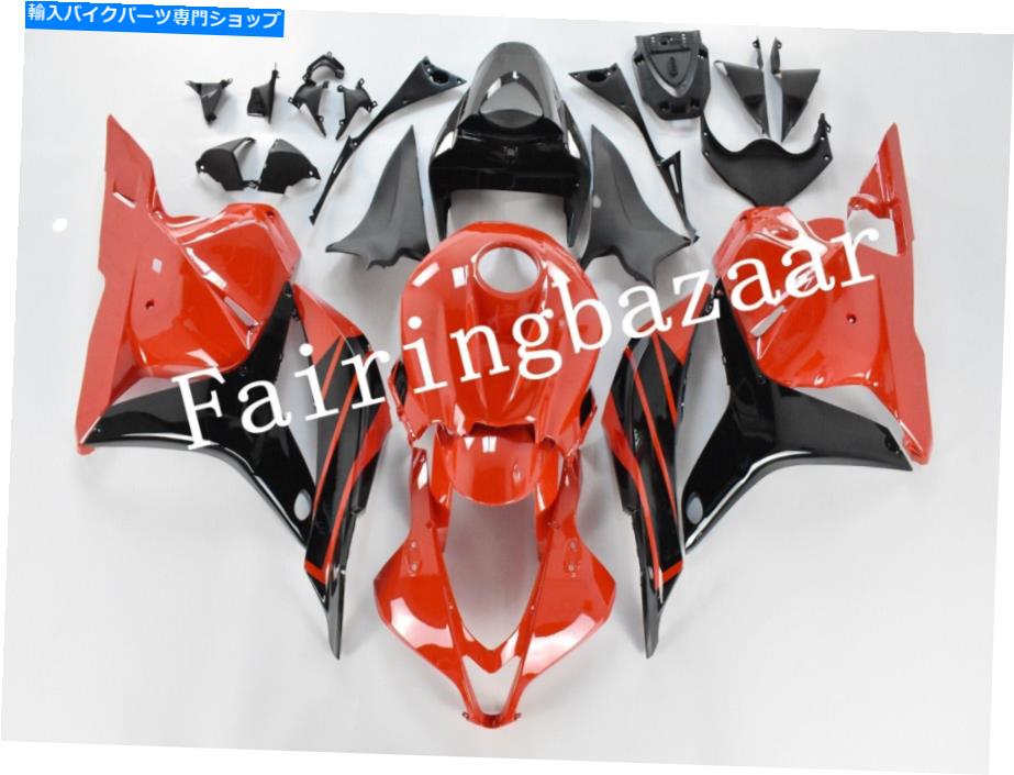 Fairings 2009-2012 CBR600RR Red Black ABSプラスチック注入ドリルフェアリングキットに適しています Fit for 2009-2012 CBR600RR Red Black ABS Plastic Injection Drilled Fairing Kit【並行輸入品】｜Us Custom Parts Shop USDM