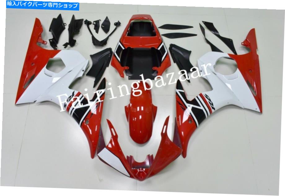 Fairings 2003年2004年YZF R6 06-09 R6S RED WHITE ABS噴射ボディワークフェアリングキットに適しています Fit for 2003 2004 YZF R6 06-09 R6S Red White ABS Injection Bodywork Fairing Kit【並行輸入品】｜Us Custom Parts Shop USDM 110,055円