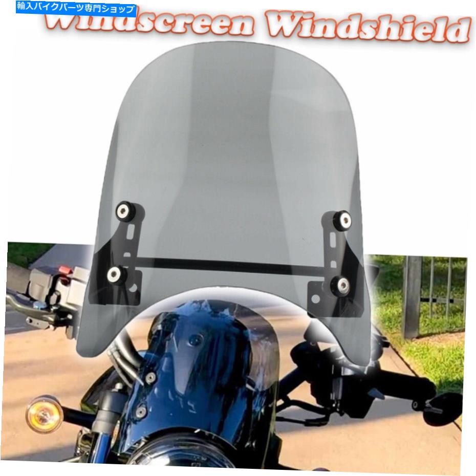 Windshields ホンダ反乱軍1100 / DCT 2021-2022に適合するフロントガラスフロントガラスデフレクターフィット Windshield Windscreen Deflector Fit For Honda Rebel 1100 / DCT 2021-2022【並行輸入品】