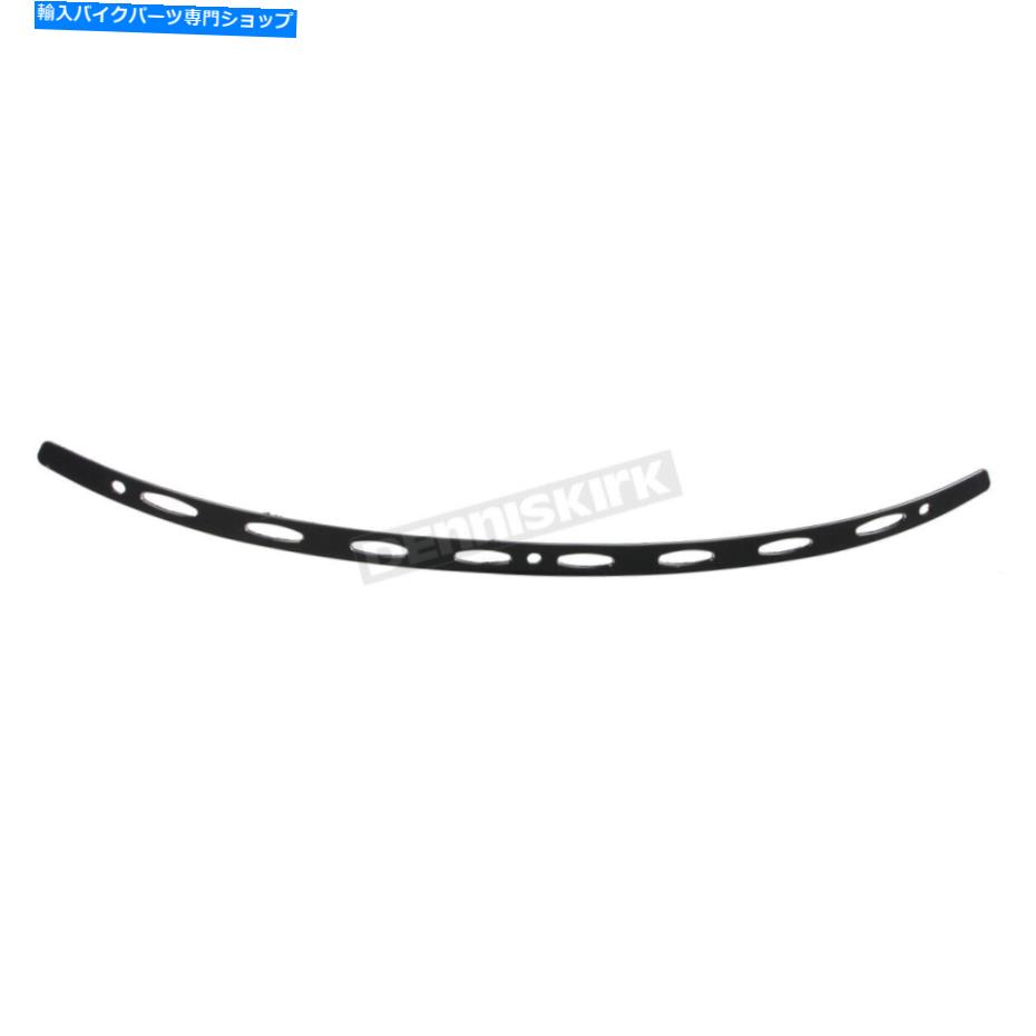 Windshields メンフィスは黒いコントラスト楕円フロントガラストリム-MEB0975 Memphis Shades Black Contrast Ellipse Windshield Trim - MEB0975【並行輸入品】