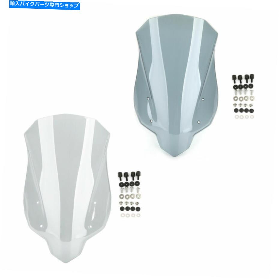 Windshields 1x ABSプラスチックモーターサイクルフロントガラスフィットホンダCB500X 2016-2019 1X ABS Plastic Motorcycle Windshield Windscreen Fits Honda CB500X 2016-2019【並行輸入品】