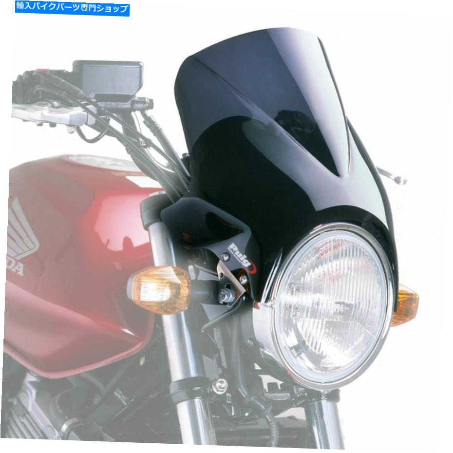 Windshields プイグウィンディスクリーンダークスモーク-HondaCB 750 F2 93-97 Puig Windy Screen Dark Smoke - Honda CB 750 F2 93-97【並行輸入品】