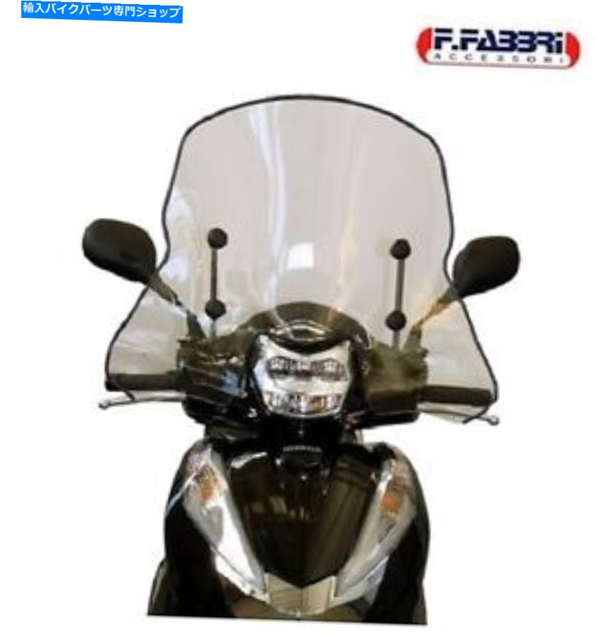 Windshields FabbriアクセサリーフロントガラスTuv Honda SH 300 2016透明スクータースクーター FABBRI Accessories Windscreen TUV Honda Sh 300 2016 Transparent Screen Scooter【並行輸入品】