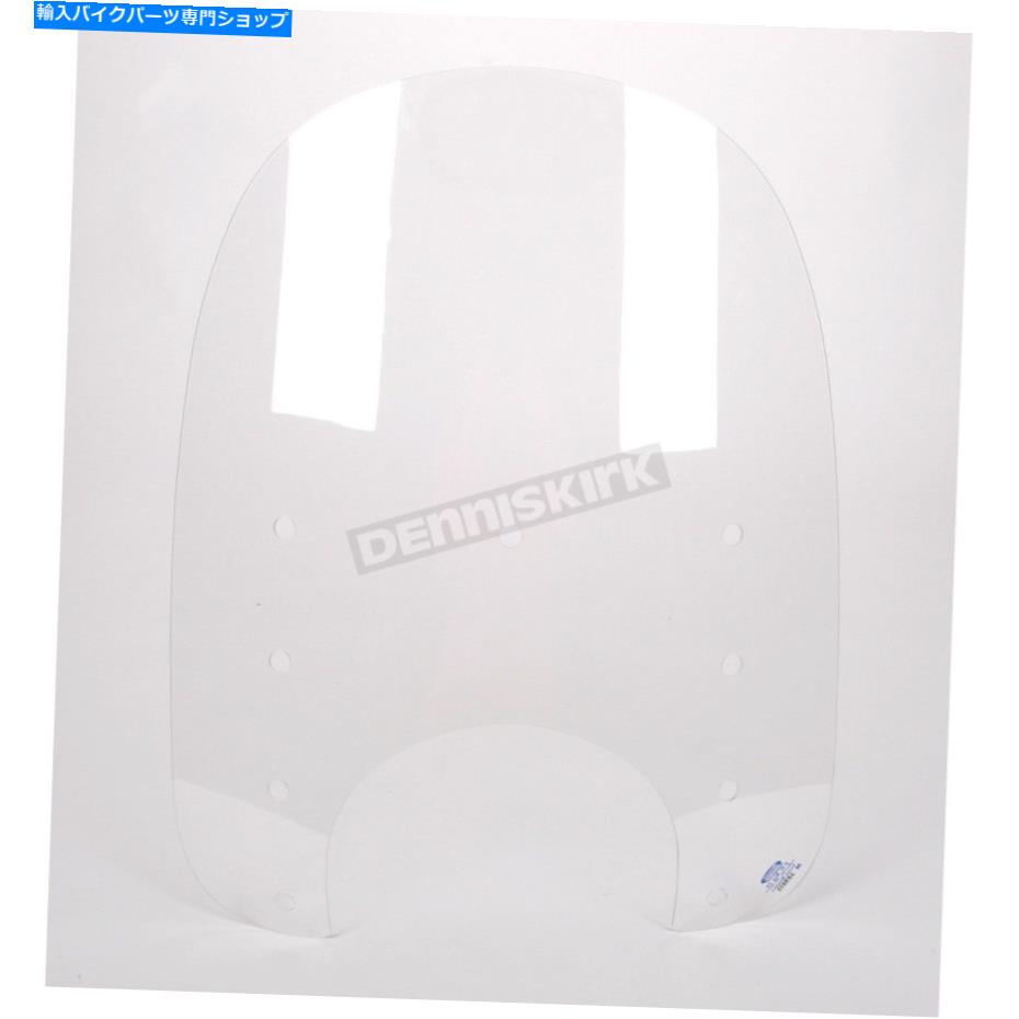 Windshields メンフィススリムクリアフロントガラスプラスチックw/9インチ。ヘッドライトカットアウト-mep4220 Memphis Slims Clear Windshield Plastic w/9 in. Headlight Cutout - MEP4220【並行輸入品】