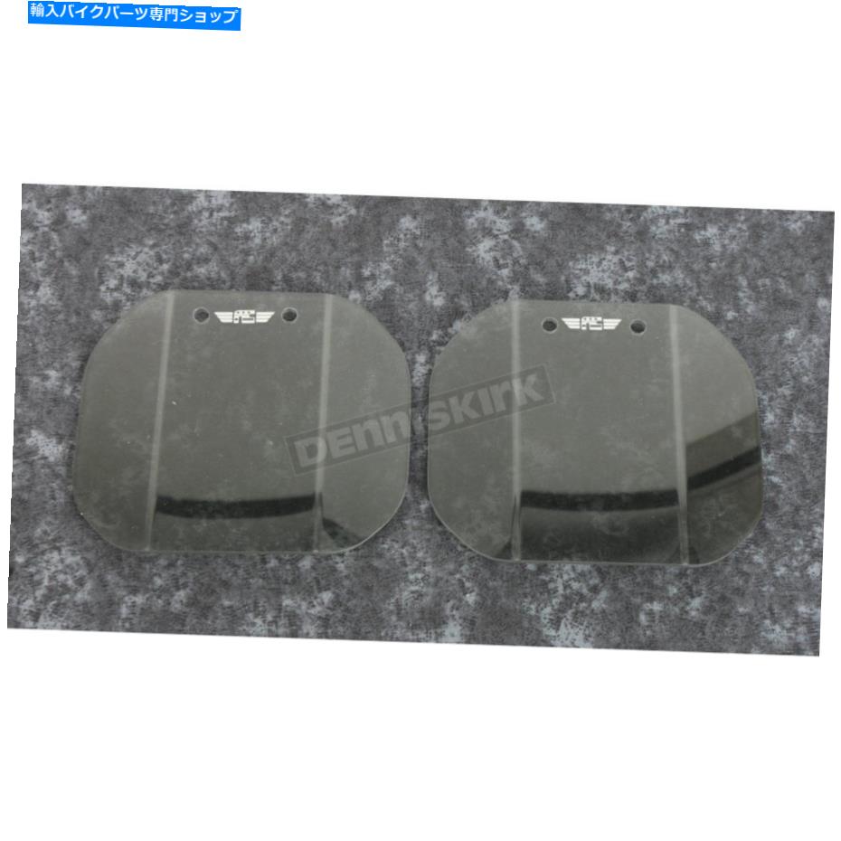 Windshields ナショナルサイクルミディアムグレーミラーマウントウィングディフレクター-N5110 National Cycle Medium Gray Mirror Mounted Wing Deflectors - N5110【並行輸入品】