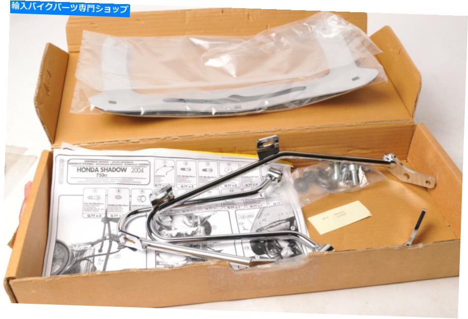 Windshields GIVI AS121A2クロムフロントガラス取り付けキット - ホンダシャドウ750 04-14 GIVI AS121A2 Chrome Windshield Windscreen mounting kit - Honda Shadow 750 04-14【並行輸入品】