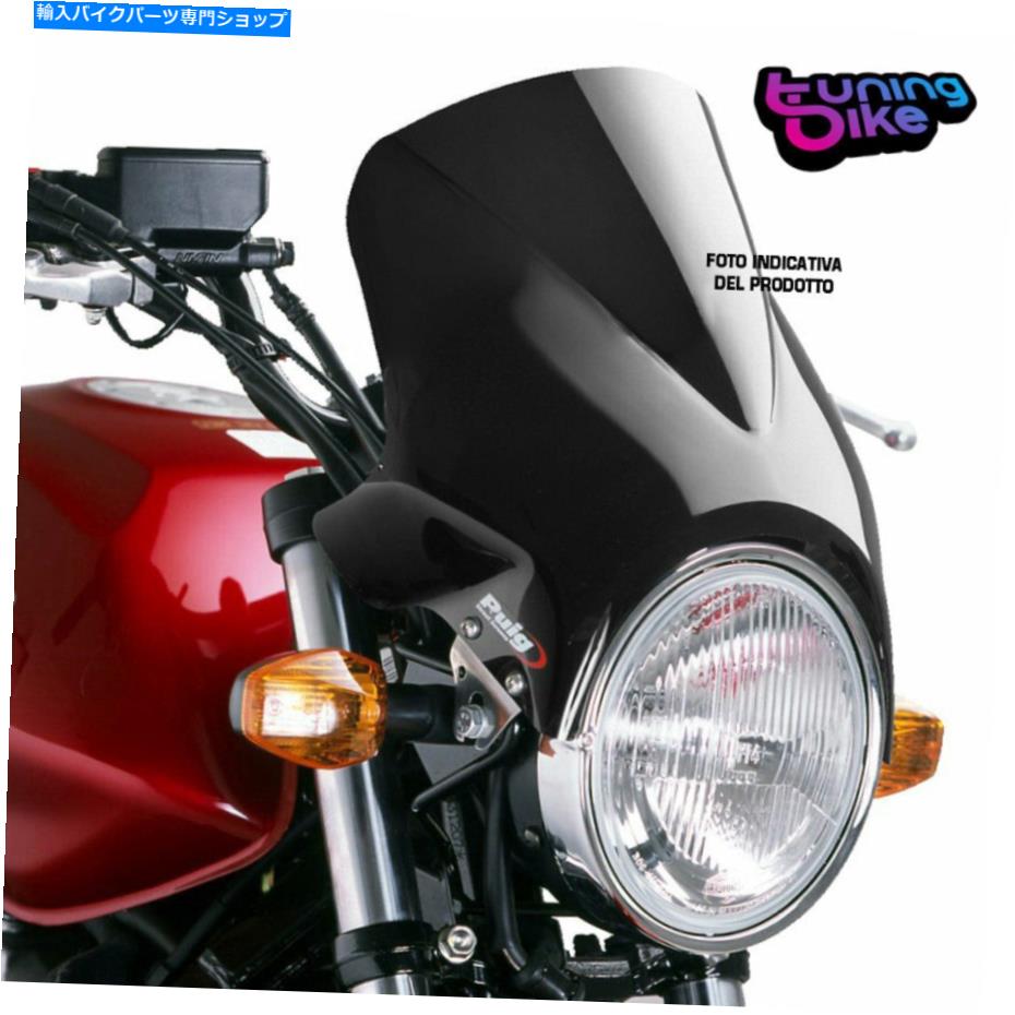 Windshields プイグスクリーン大学Windy for Honda CB1100 13-14ブラック PUIG SCREEN UNIV. WINDY FOR HONDA CB1100 13-14 BLACK【並行輸入品】