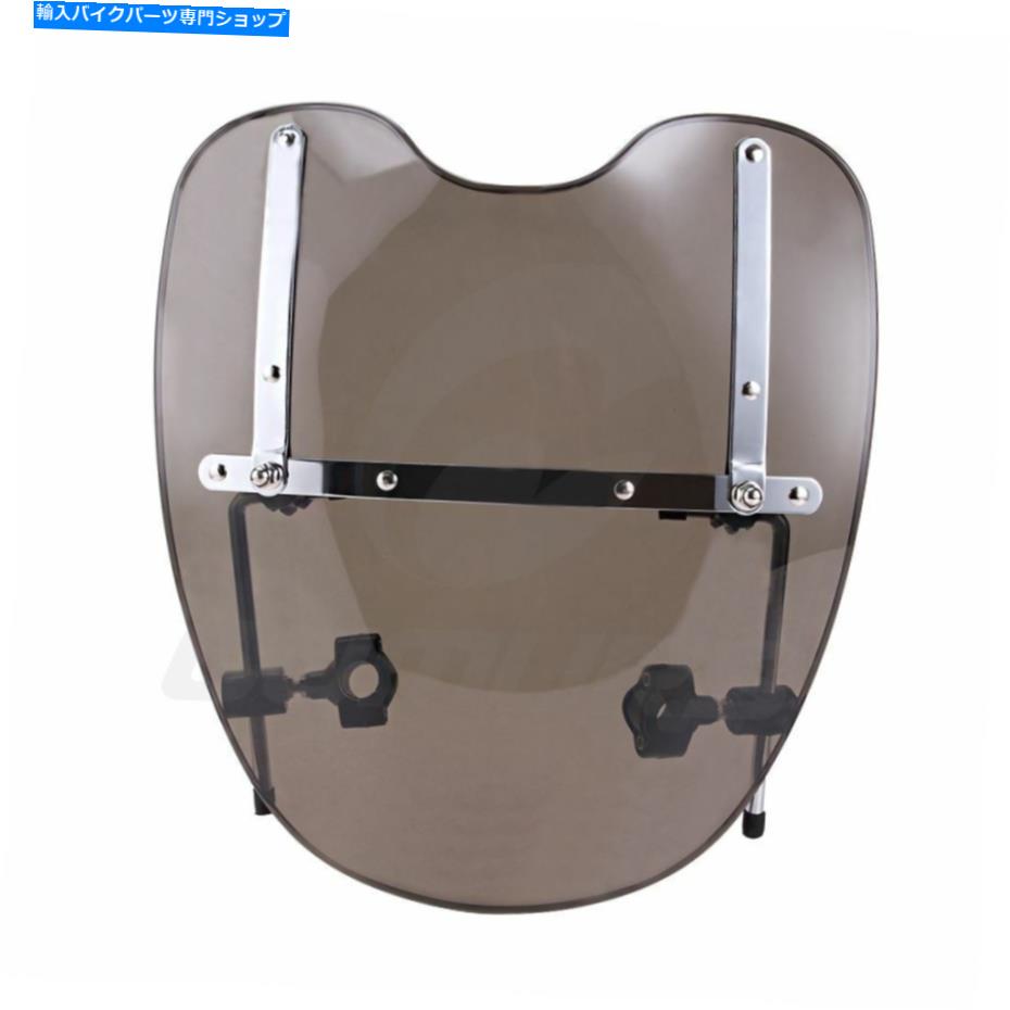 Windshields ホンダ・マグナ・シャドウスピリットセイバーのための大きな煙フロントガー600 750 1100 19 "x17" Large Smoke Windshield for Honda Magna Shadow Spirit Sabre 600 750 1100 19"x17"【並行輸入品】|Us Custom Parts Shop USDM