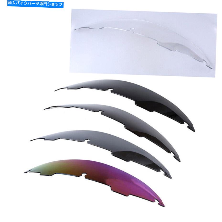 Windshields ハーレーエレクトラストリートグライドツーリングバイク用のオートバイアッパーフェアリングフロントガラス Motorcycle Upper Fairing Windshield for Harley Electra Street Glide Touring Bike【並行輸入品】