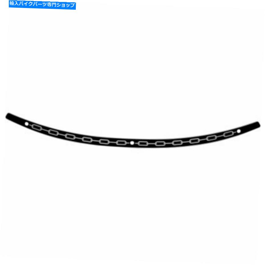 Windshields メンフィスシェードフロントガラストリムチェーンブラックコントラストカットHDツーリング14-20 ME0289 Memphis Shades Windshield Trim Chain Black Contrast Cut HD Touring 14-20 ME0289【並行輸入品】