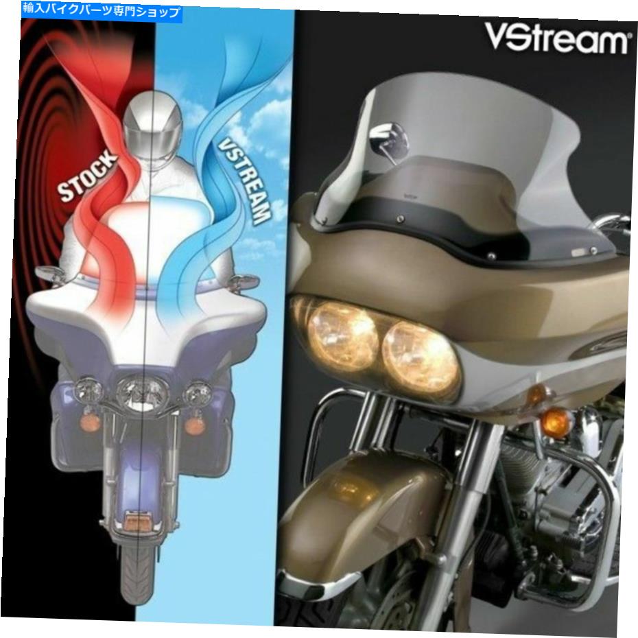 Windshields National Cycle vstream Windshield、12in。/Light Tint N20425 National Cycle VStream Windshield, 12in./Light Tint N20425【並行輸入品】