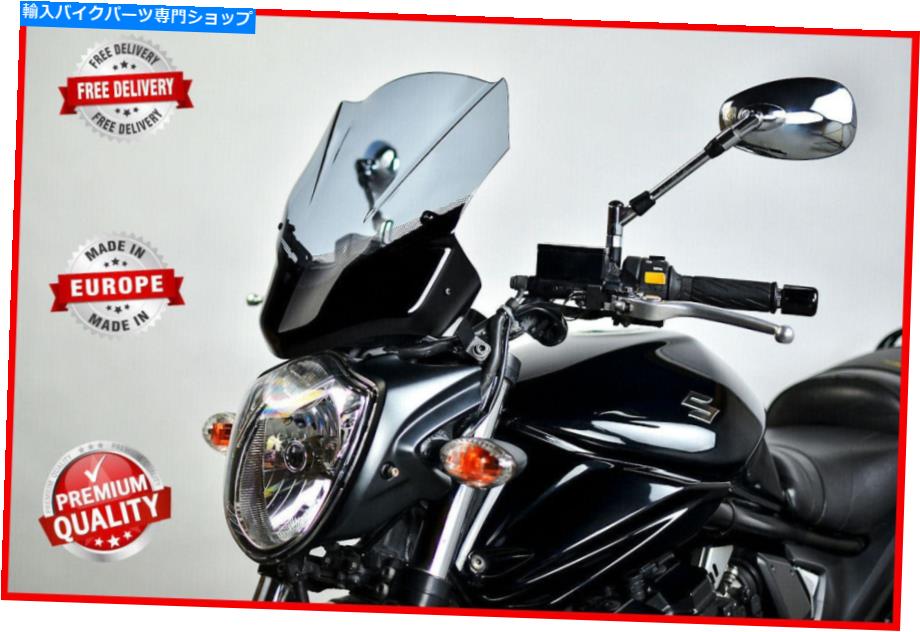 Windshields スズキGSF 1250 N Bandit 2010-2013ツーリングスクリーンクリアフロントガラスフロントガラス SUZUKI GSF 1250 N BANDIT 2010-2013 TOURING SCREEN CLEAR WINDSHIELD WINDSCREEN【並行輸入品】