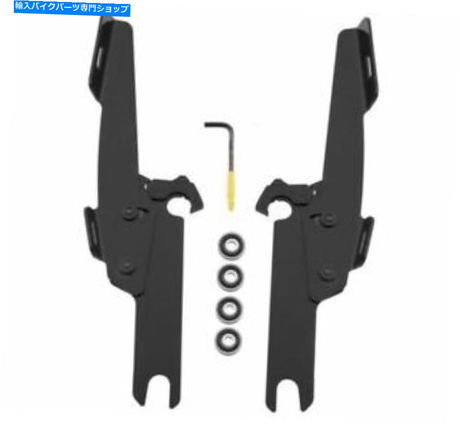 Windshields メンフィスシェードファットスリムフロントガラスマウントキットロードキングスブラックメク1914 Memphis Shades Fats-Slim Windshield Mount Kits for Road Kings Black MEK1914【並行輸入品】 53,592円