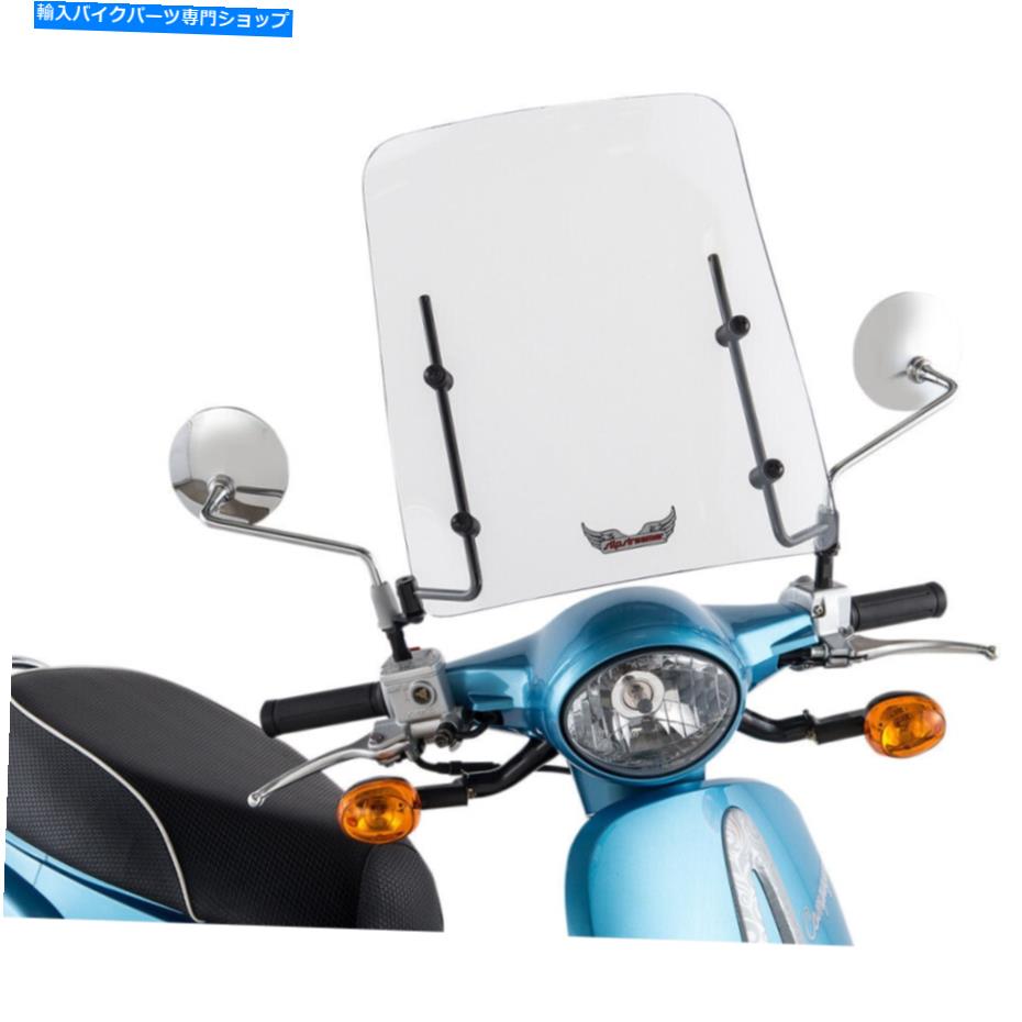 Windshields SlipsTreamer Scoot Windshield-30(CLEAR)S-SCTR30-M Slipstreamer Scoot Windshield - 30 (Clear) S-SCTR30-M【並行輸入品】|Us Custom Parts Shop USDM