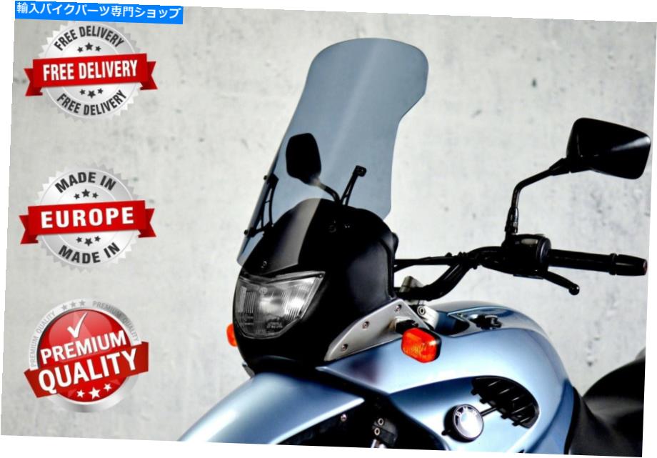 Windshields ツーリングスクリーン背の高いフロントガラスハイスモークフロントガラスBMW F 650 GS 2000-2003 TOURING SCREEN TALL WINDSHIELD HIGH SMOKED WINDSCREEN BMW F 650 GS 2000-2003【並行輸入品】