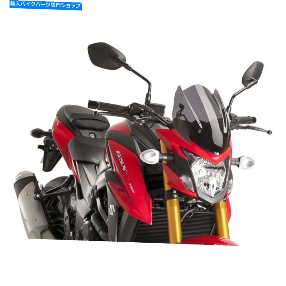 Windshields スズキGSXS750 2018 Puig 9435f新世代スポーツフロントガラス For Suzuki GSXS750 2018 Puig 9435F New Generation Sport Windshield【並行輸入品】