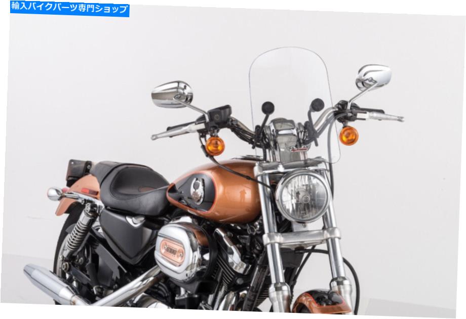 Windshields HD-3 TOMBSTONE w/sクリアw/ブラックハードウェア7/8 "&1" HD-3 TOMBSTONE W/S CLEAR W/BLACK HARDWARE 7/8" & 1"【並行輸入品】|Us Custom Parts Shop USDM