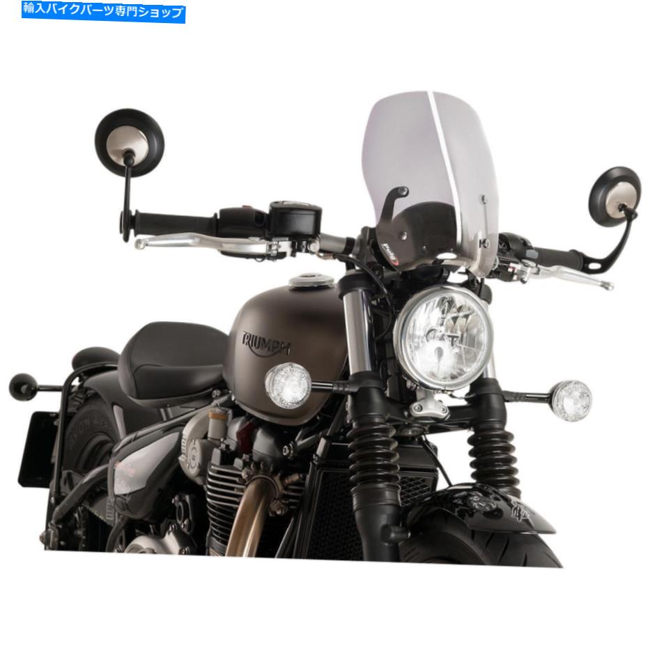Windshields Puig 9437h裸の新世代のフロントガラス PUIG 9437H Naked New Generation Windshield【並行輸入品】