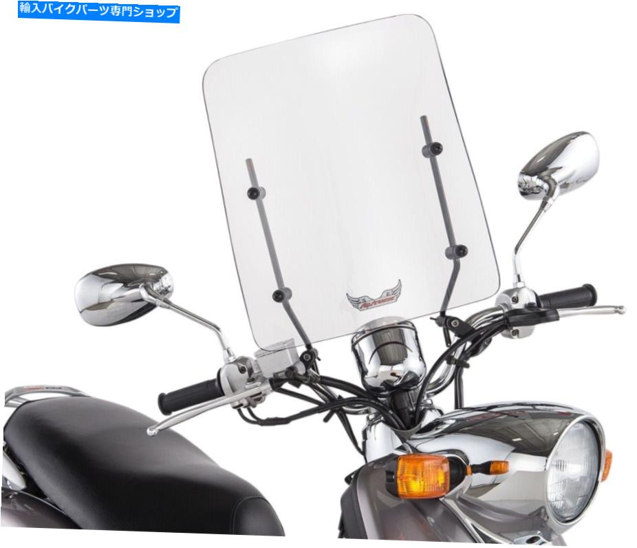 Windshields スリップストリーマー15in。 W x 17in。 HユニバーサルフロントガラスハンドルバーマウントS-CF30 Slipstreamer 15in. W x 17in. H Universal Windshield Handlebar Mount S-CF30【並行輸入品】
