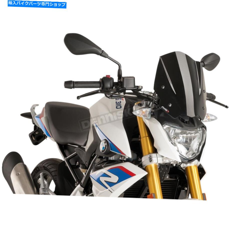Windshields プイグハイテックパーツブラックネイキッドニュージェネレーションスポーツフロントガラス-8920N Puig Hi-Tech Parts Black Naked New Generation Sport Windshield - 8920N【並行輸入品】|Us Custom Parts Shop USDM