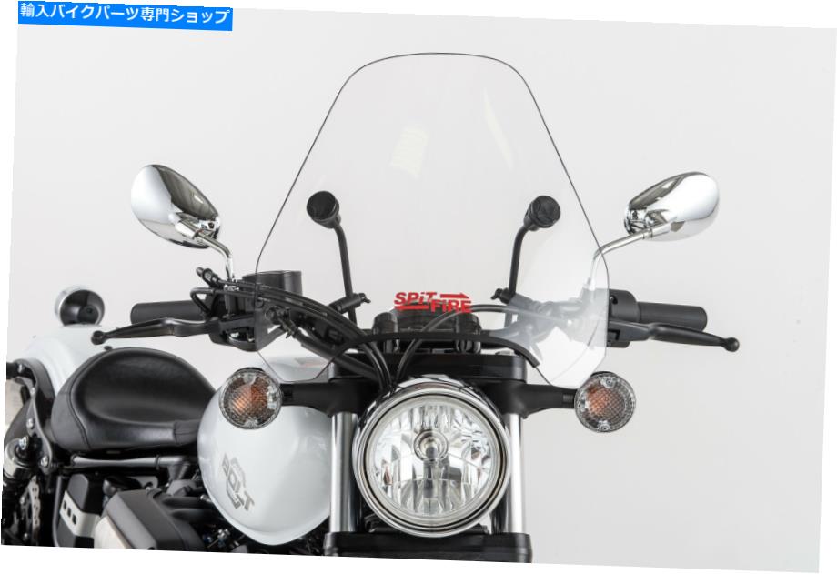Windshields スリップストリーマースピットファイアスポーツシールド1-1/2 "クランプS-06-C-1.5" Slipstreamer Spitfire Sport Shield 1-1/2" Clamps S-06-C-1.5"【並行輸入品】|Us Custom Parts Shop USDM