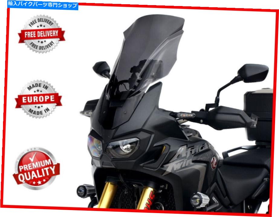 Windshields ホンダCRF 1000 Lアフリカツインツーリングスクリーンフロントガラスフロントガラス61 cm 4色 HONDA CRF 1000 L AFRICA TWIN TOURING SCREEN WINDSHIELD WINDSCREEN 61 CM 4 COLORS【並行輸入品】|Us Custom Parts Shop USDM