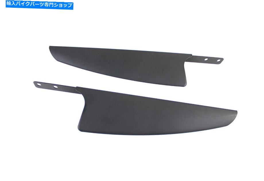 Windshields 黒いフロントガラスデフレクターセットは、ハーレーダビッドソンに適合します Black Windshield Deflector Set fits Harley-Davidson【並行輸入品】|Us Custom Parts Shop USDM