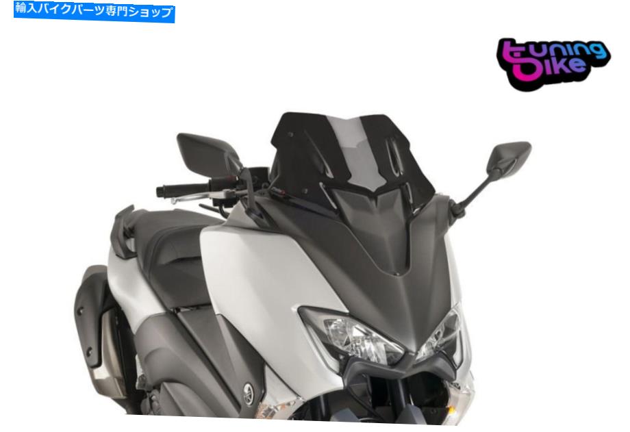 Windshields プイグスクリーンVテクノロジーラインスポーツヤマハT-Max 530 dx/sx 17-19ブラック PUIG SCREEN V-TECH LINE SPORT YAMAHA T-MAX 530 DX/SX 17-19 BLACK【並行輸入品】