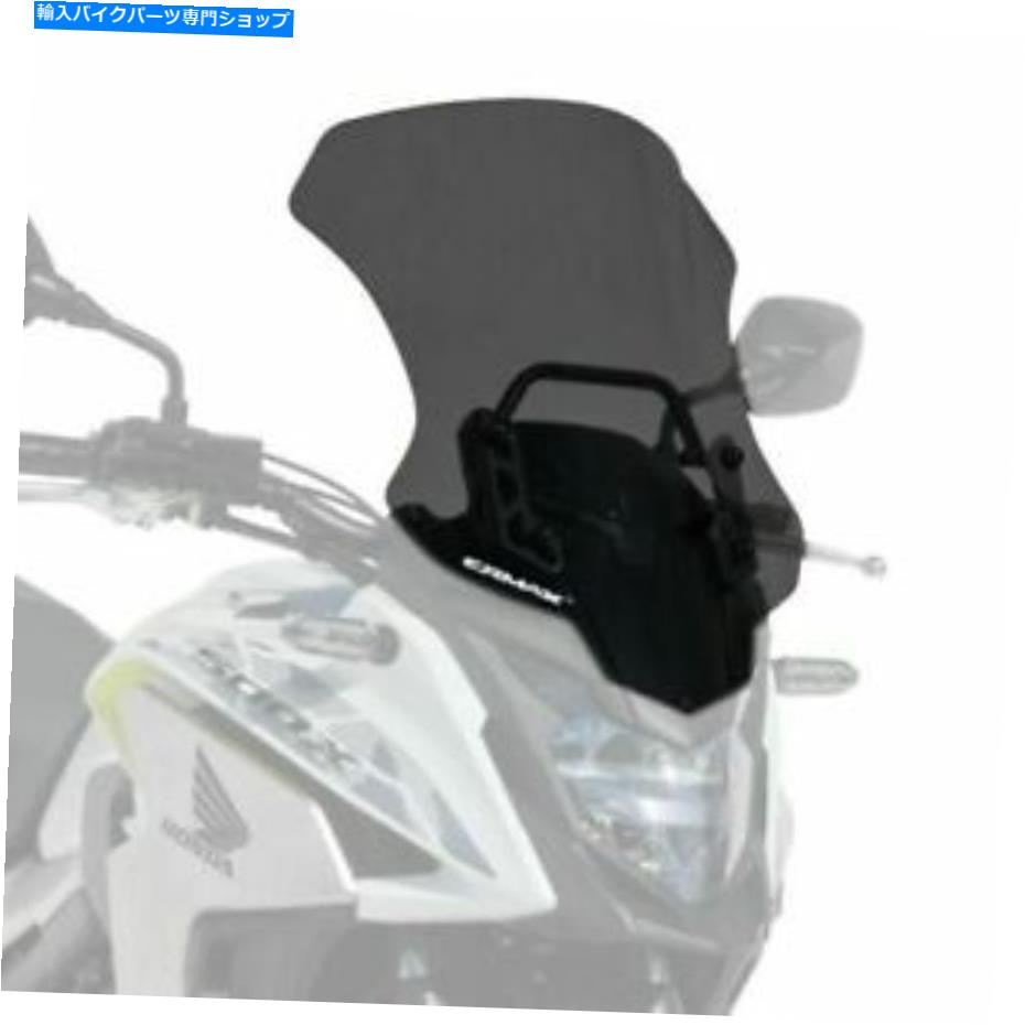 Windshields エルマックスツアースクリーンフロントガラスデフレクターダークスモークホンダCB 500 X 2019-2022 Ermax Touring Screen Windshield Deflector Dark Smoke Honda CB 500 X 2019 - 2022【並行輸入品】 54,582円